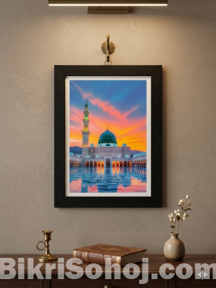 ওয়ালমেট দেয়ালে ঝুলিয়ে রাখা।